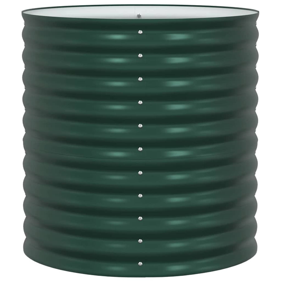 Raised Bed Green 80 x 80 x 81 cm Steel