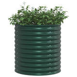 Raised Bed Green 80 x 80 x 81 cm Steel