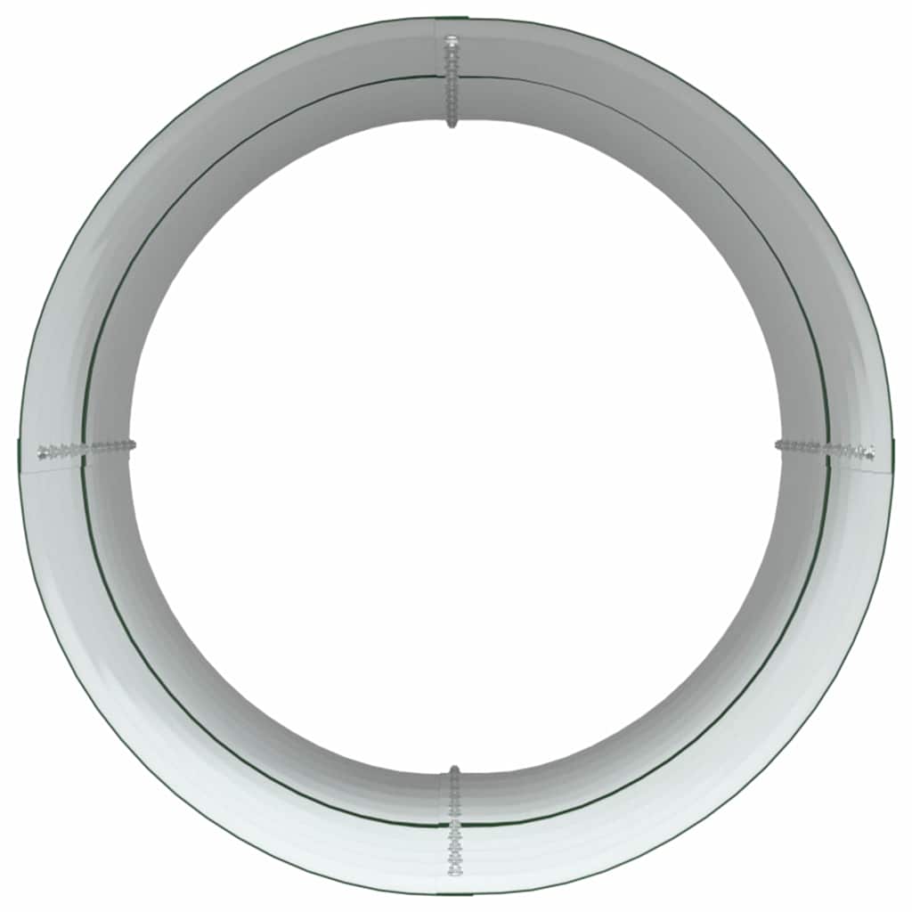 Garden Raised Bed Green 80 x 80 x 81 cm Steel