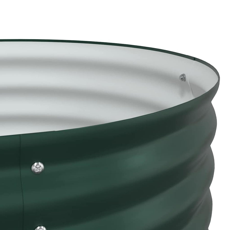 Raised Bed Green 400 x 80 x 44 cm Steel