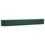 Raised Bed Green 400 x 80 x 44 cm Steel