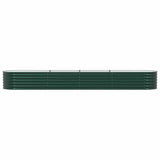 Raised Bed Green 400 x 80 x 44 cm Steel