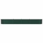 Raised Bed Green 400 x 80 x 44 cm Steel