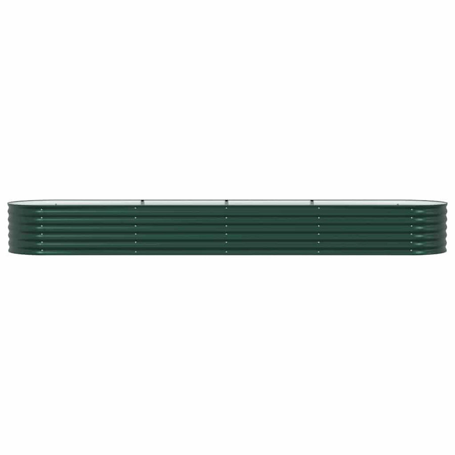 Raised Bed Green 400 x 80 x 44 cm Steel