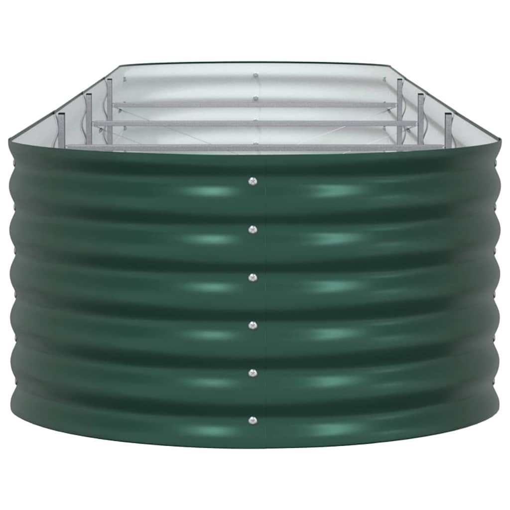 Garden Raised Bed Green 400 x 80 x 44 cm Steel