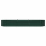 Raised Bed Green 320 x 80 x 44 cm Steel