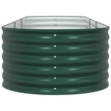 Raised Bed Green 320 x 80 x 44 cm Steel
