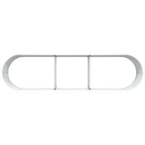 Garden Raised Bed Green 320 x 80 x 44 cm Steel - Low Angle