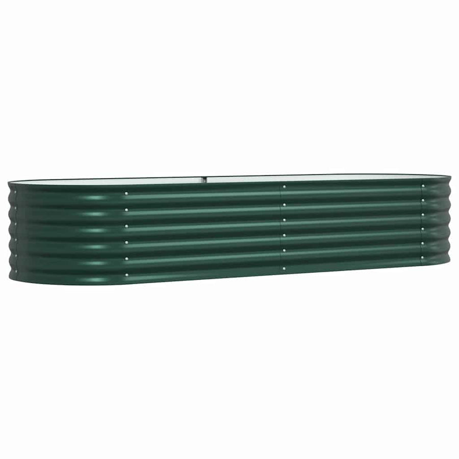 Raised Bed Green 240 x 80 x 44 cm Steel