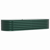 Raised Bed Green 240 x 80 x 44 cm Steel