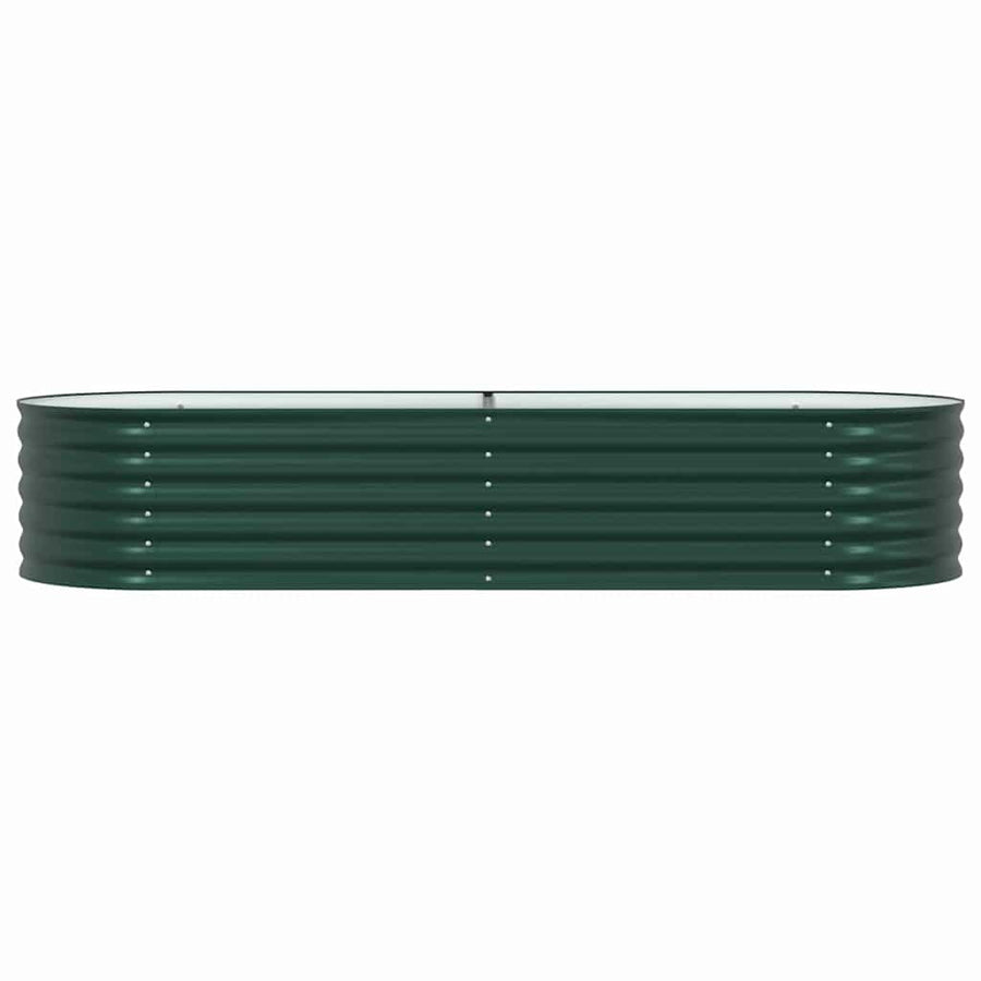 Raised Bed Green 240 x 80 x 44 cm Steel