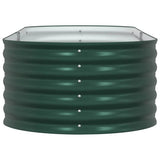 Raised Bed Green 240 x 80 x 44 cm Steel