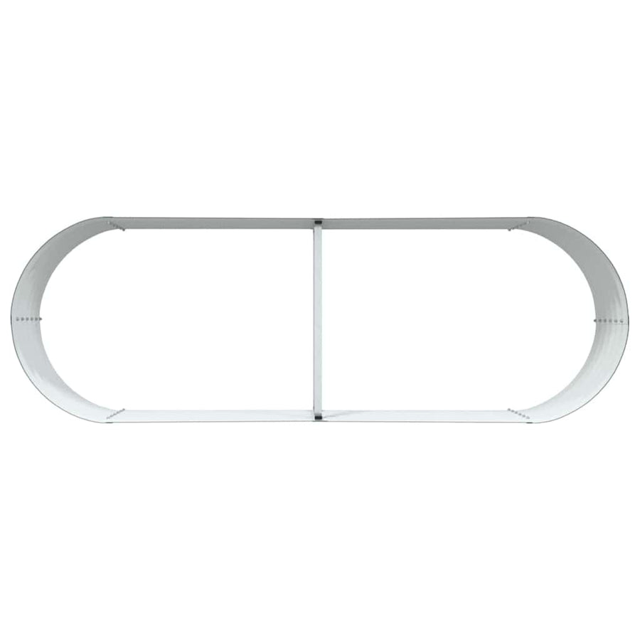 Raised Bed Green 240 x 80 x 44 cm Steel