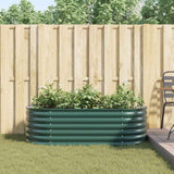 Raised Bed Green 160 x 80 x 44 cm Steel