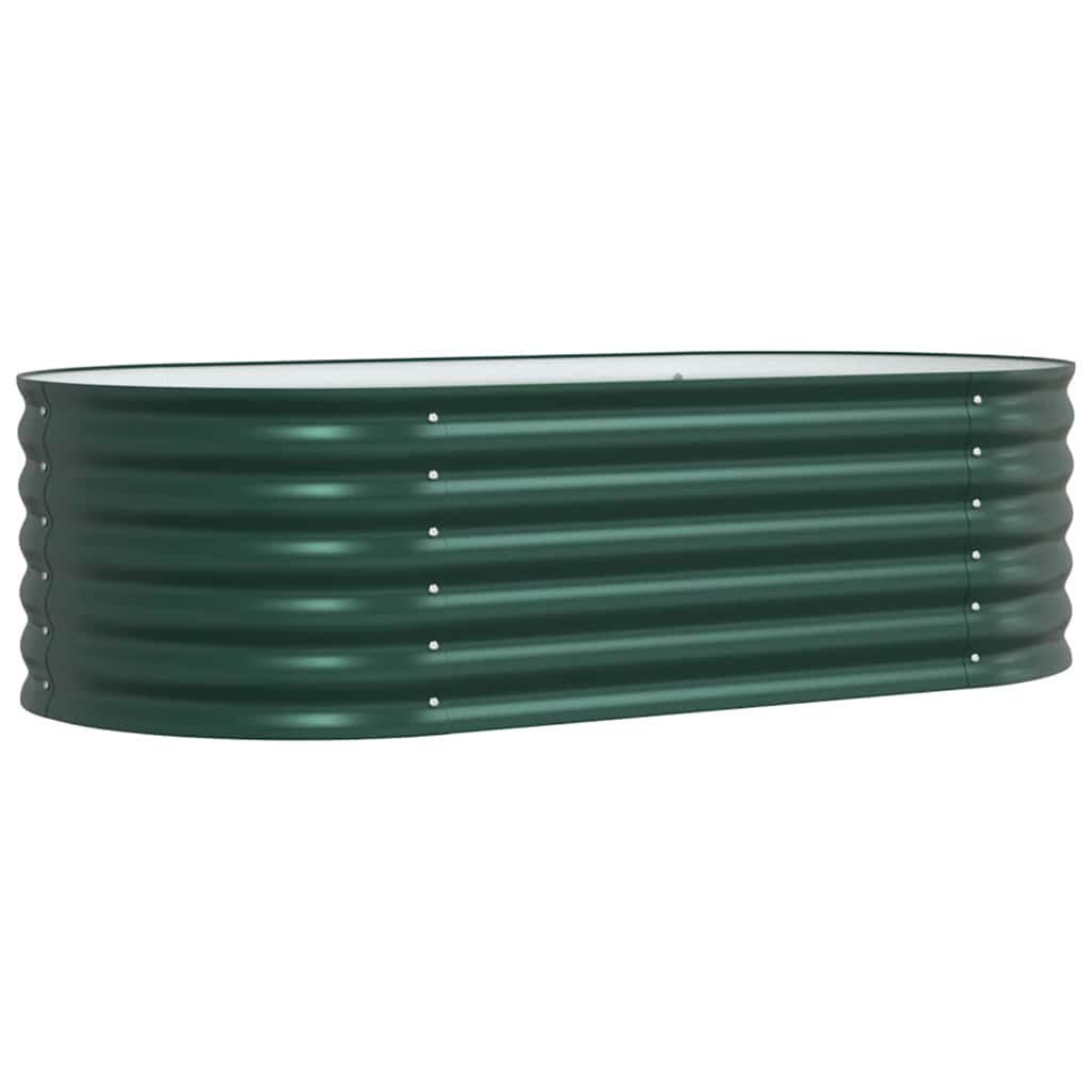 Garden Raised Bed Green 160 x 80 x 44 cm Steel