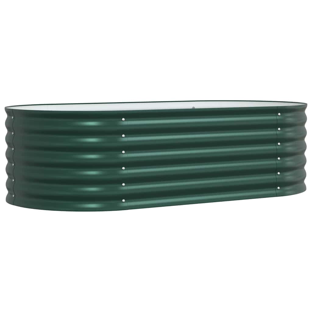 Garden Raised Bed Green 160 x 80 x 44 cm Steel