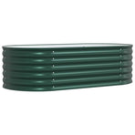 Raised Bed Green 160 x 80 x 44 cm Steel