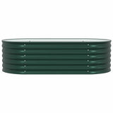 Raised Bed Green 160 x 80 x 44 cm Steel