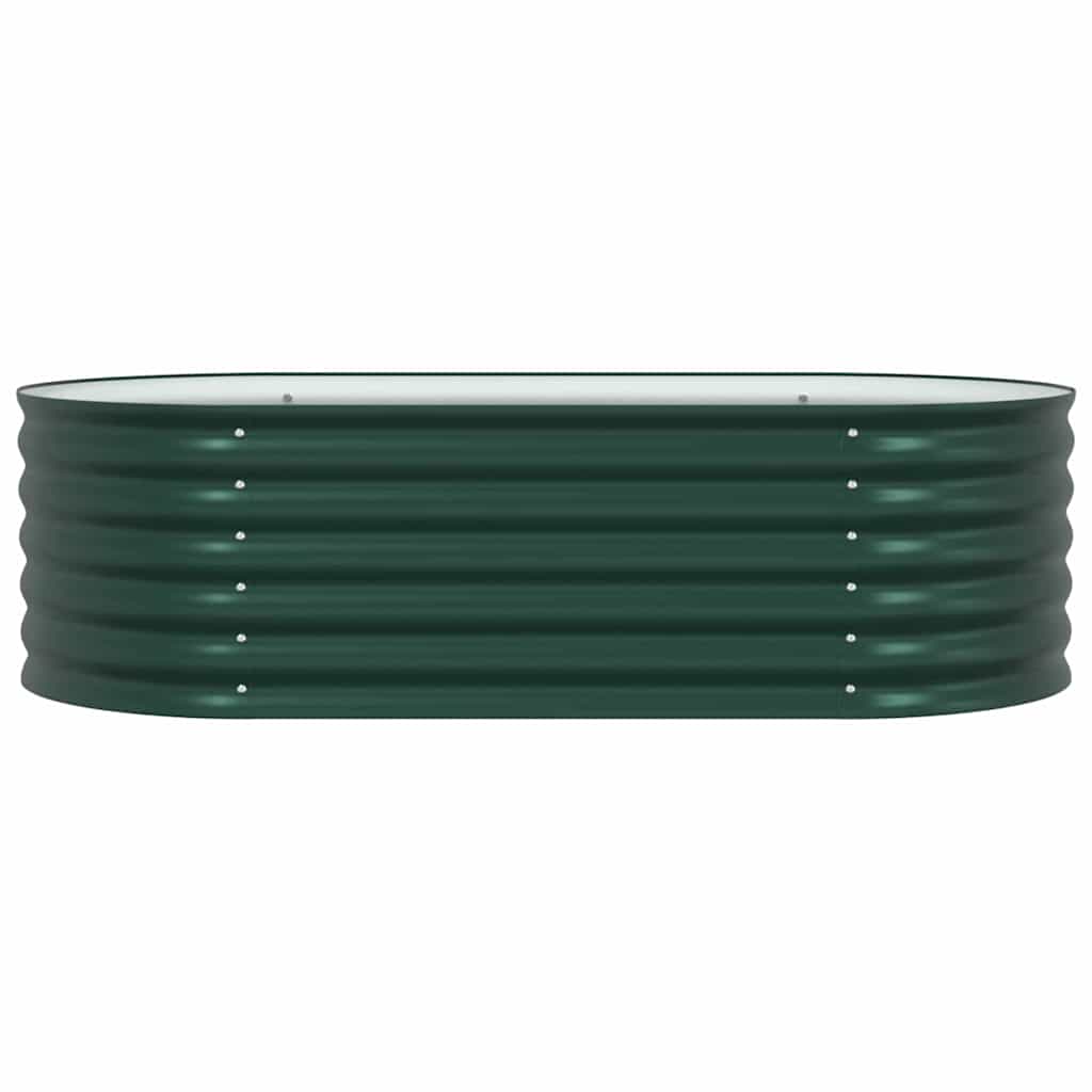 Garden Raised Bed Green 160 x 80 x 44 cm Steel