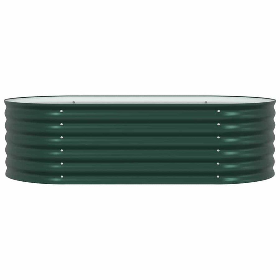 Raised Bed Green 160 x 80 x 44 cm Steel