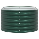 Raised Bed Green 160 x 80 x 44 cm Steel