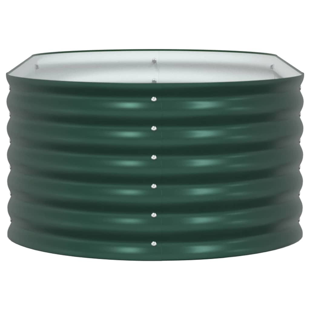 Garden Raised Bed Green 160 x 80 x 44 cm Steel