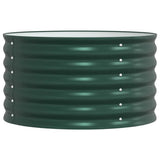 Raised Bed Green 80 x 80 x 44 cm Steel