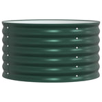 Raised Bed Green 80 x 80 x 44 cm Steel