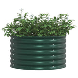 Raised Bed Green 80 x 80 x 44 cm Steel