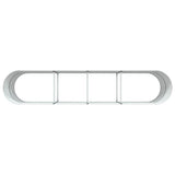 Raised Bed Brown 400 x 80 x 81 cm Steel