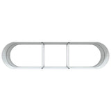 Raised Bed Brown 320 x 80 x 81 cm Steel