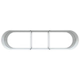 Garden Raised Bed Brown 320 x 80 x 81 cm Steel - Low Angle