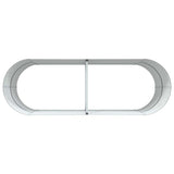 Raised Bed Brown 240 x 80 x 81 cm Steel