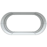 Garden Raised Bed Brown 160 x 80 x 81 cm Steel - Low Angle