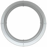 Garden Raised Bed Brown 80 x 80 x 81 cm Steel - Low Angle