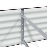 Raised Bed Brown 400 x 80 x 44 cm Steel