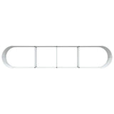Raised Bed Brown 400 x 80 x 44 cm Steel