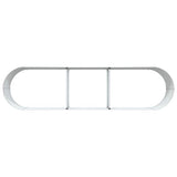 Raised Bed Brown 320 x 80 x 44 cm Steel