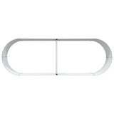 Raised Bed Brown 240 x 80 x 44 cm Steel