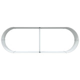 Garden Raised Bed Brown 240 x 80 x 44 cm Steel - Low Angle