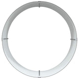 Garden Raised Bed Brown 80 x 80 x 44 cm Steel - Low Angle