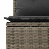 Garden Sofa Set with Cushion 8 pcs Grey - Extra Image