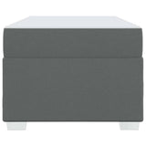 Bed Frame with Mattress Dark Grey 90 x 190 cm Fabric