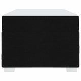 Bed Frame with Mattress Black 90 x 190 cm Fabric