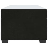 Bed Frame with Mattress Black 90 x 190 cm Fabric