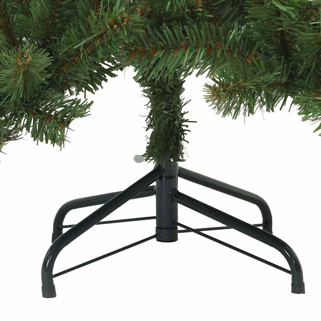Artificial Hinged Christmas Tree Green 150 cm PVC, steel