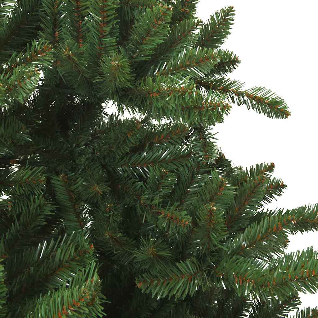 Artificial Hinged Christmas Tree Green 210 cm PVC, steel