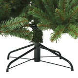 Artificial Hinged Christmas Tree Green 210 cm PVC, steel - Rear View