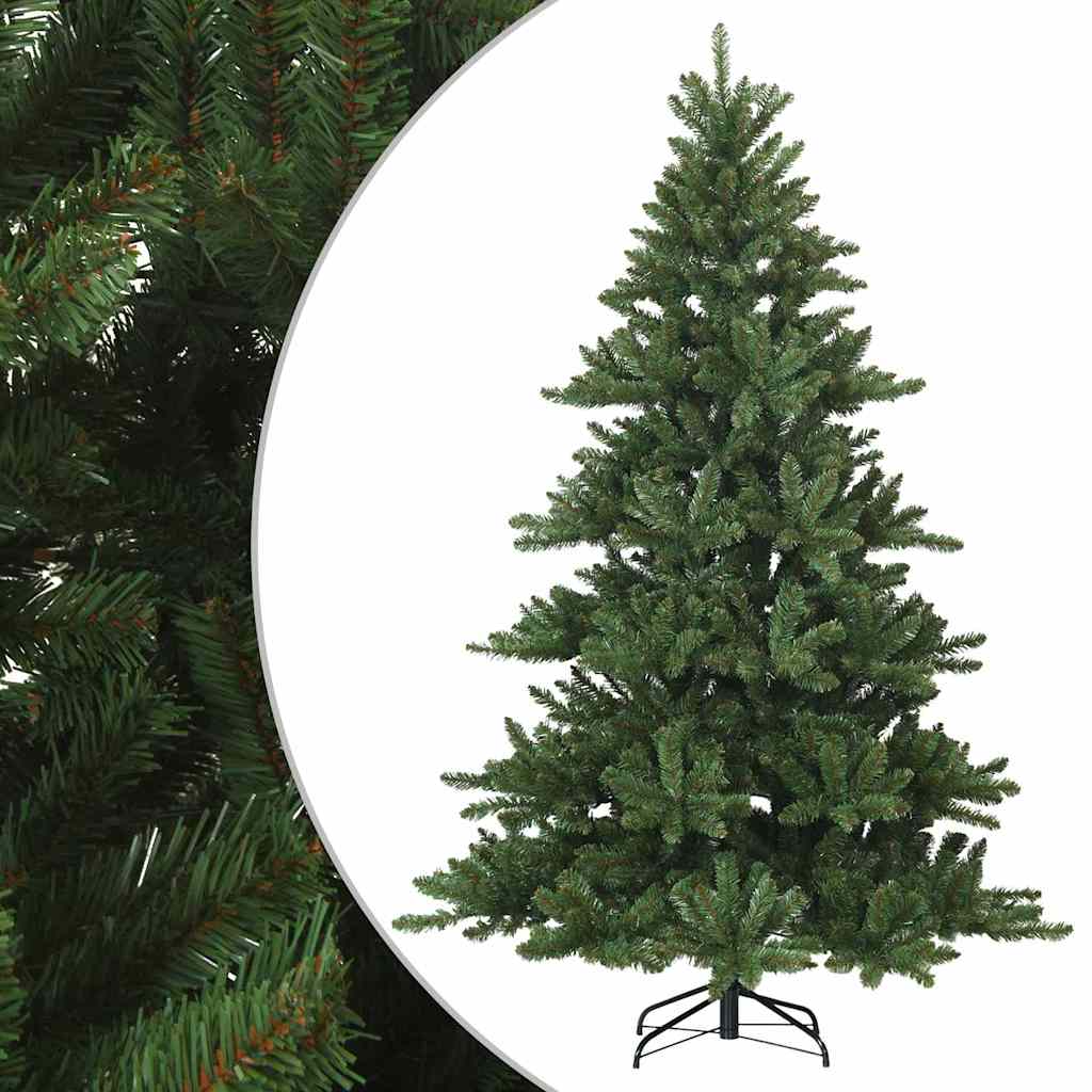 Artificial Hinged Christmas Tree Green 210 cm PVC, steel