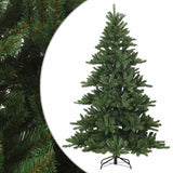 Artificial Hinged Christmas Tree Green 210 cm PVC, steel